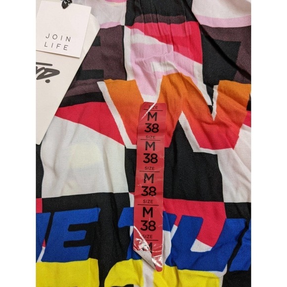 NWT Pull And Bear Casual Button Down Shirt Medium Men's Multicolored - Picture 3 of 9